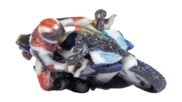 Noch 10902 - H0 - Sportmotorrad in Kurve, fahrend